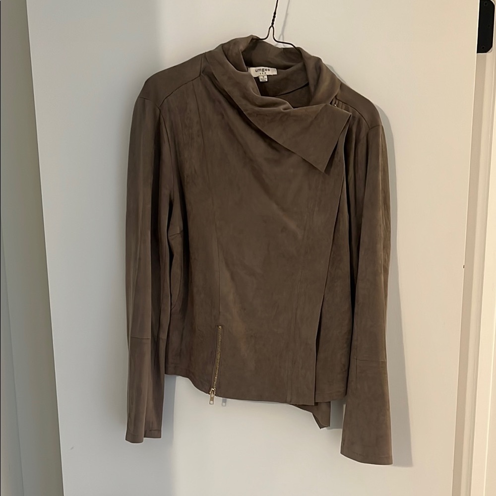 Umgee Faux Suede Women's Brown Jacket